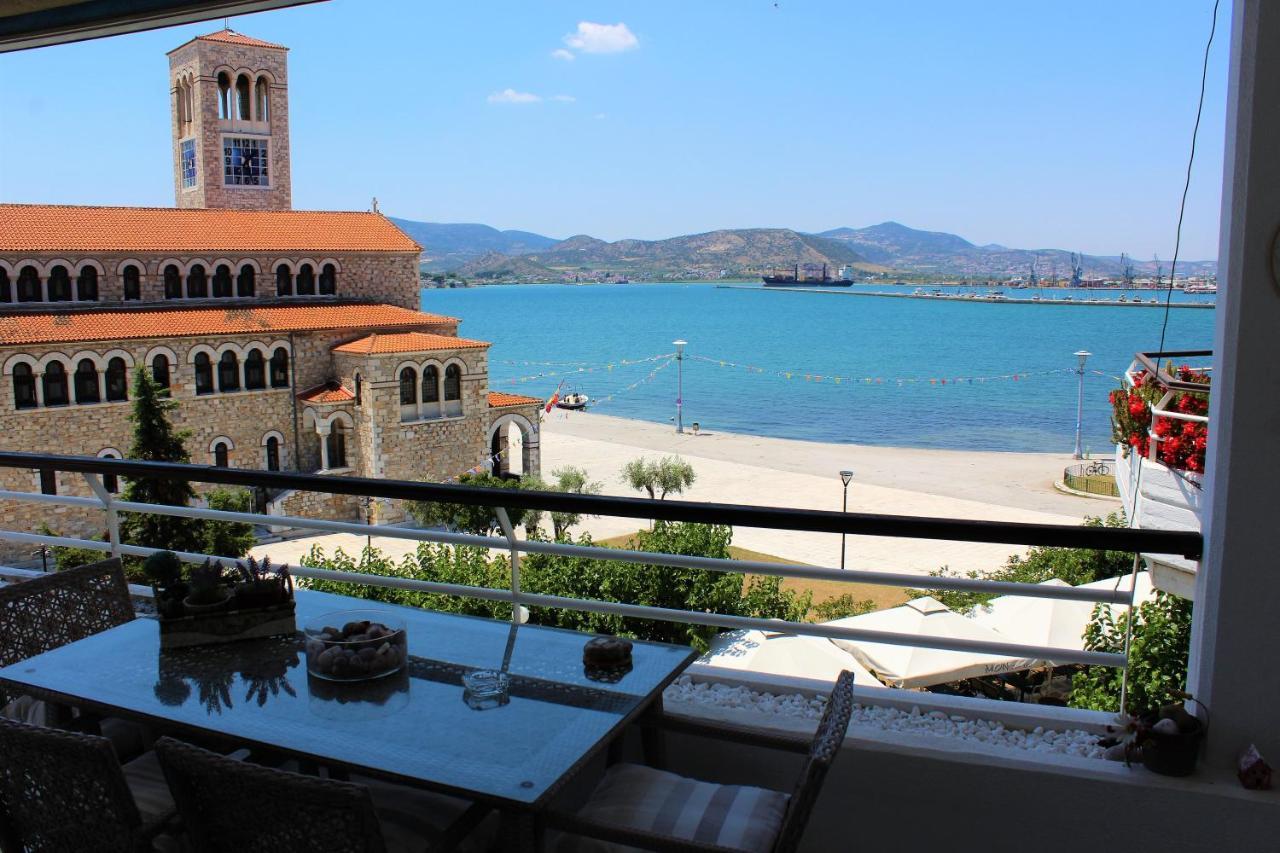 Luxury Sea View Apartment Волос Екстериор снимка