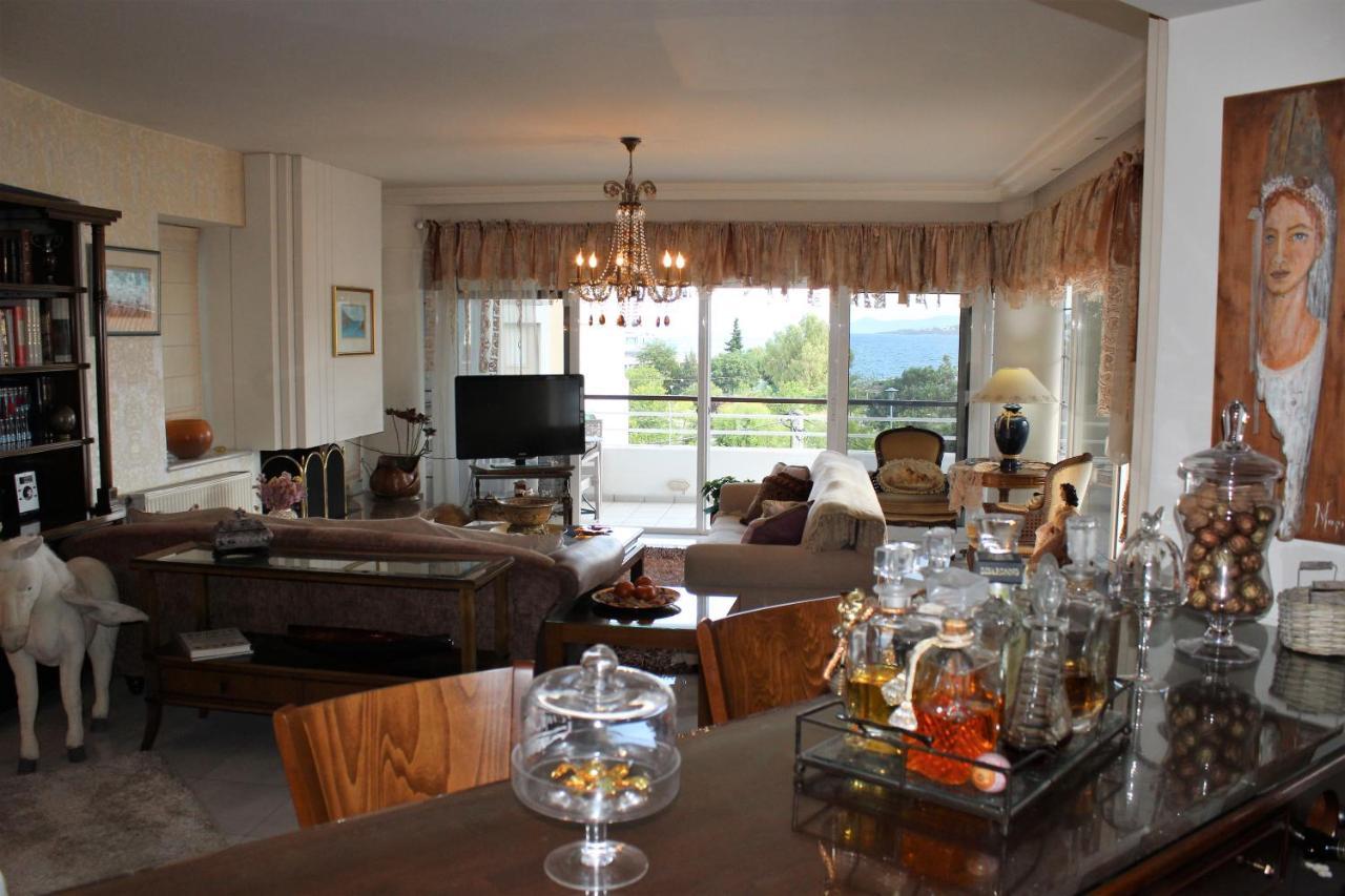 Luxury Sea View Apartment Волос Екстериор снимка