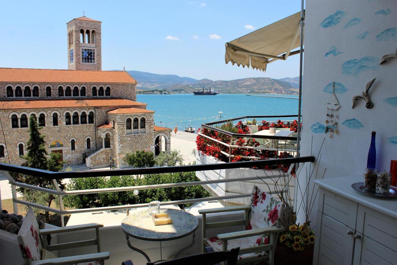 Luxury Sea View Apartment Волос Екстериор снимка
